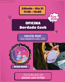 OFICINA: Bordado Geek