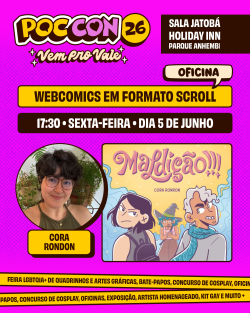 Poc Con 26 - Oficina Webcomics em formato scroll com Cora Rondon
