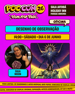 Oficina Poc Con 26 - Desenho de observação direta com Sula Moon